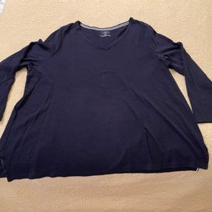TALBOTS, long sleeved Navy tunic, 3X